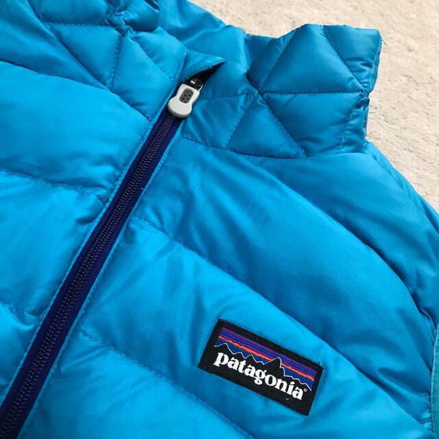 patagonia(パタゴニア)のXS【patagonia】ダウンベスト XS・水色 レディースのジャケット/アウター(ダウンベスト)の商品写真