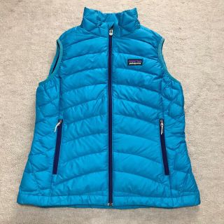 パタゴニア(patagonia)のXS【patagonia】ダウンベスト XS・水色(ダウンベスト)