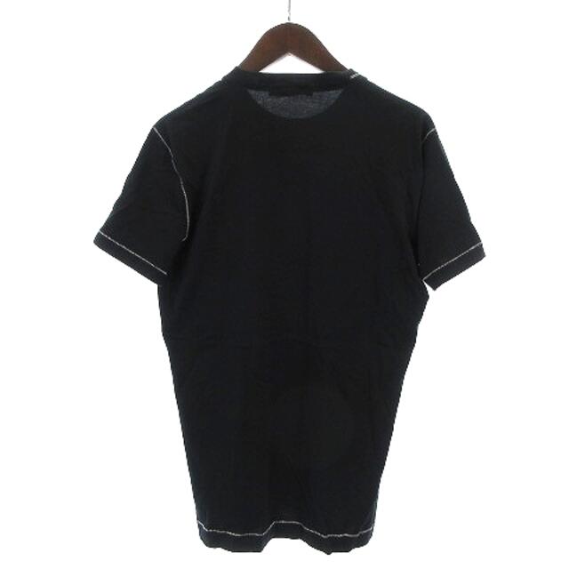 ドルチェ&ガッバーナ ドルガバ Tシャツ カットソー 半袖 ステッチ 黒 50 DOLCE & GABBANA ドルガバ カットソー トップス