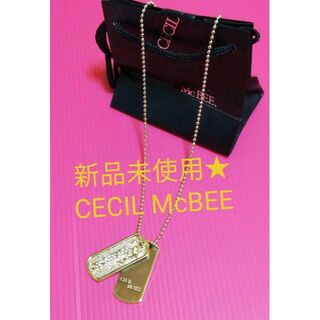 セシルマクビー(CECIL McBEE)の新品未使用★ファビュラスセシルマクビー★ 激レアノベルティ！！プレートネックレス(ネックレス)