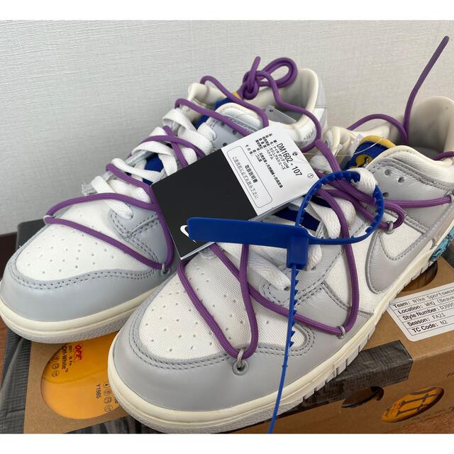 NIKE(ナイキ)のOFF-WHITE × NIKE DUNK LOW 1 OF 50 "48" メンズの靴/シューズ(スニーカー)の商品写真