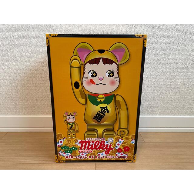 MEDICOMTOY【未開封】BE@RBRICK 招き猫 ペコちゃん 100%&400%