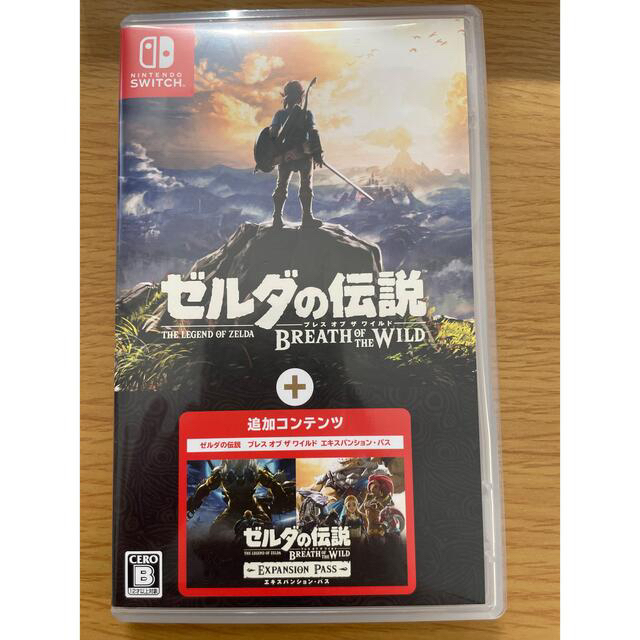 Nintendo Switch(ニンテンドースイッチ)のゼルダの伝説 ブレス オブ ザ ワイルド ＋ エキスパンション・パス  エンタメ/ホビーのゲームソフト/ゲーム機本体(家庭用ゲームソフト)の商品写真