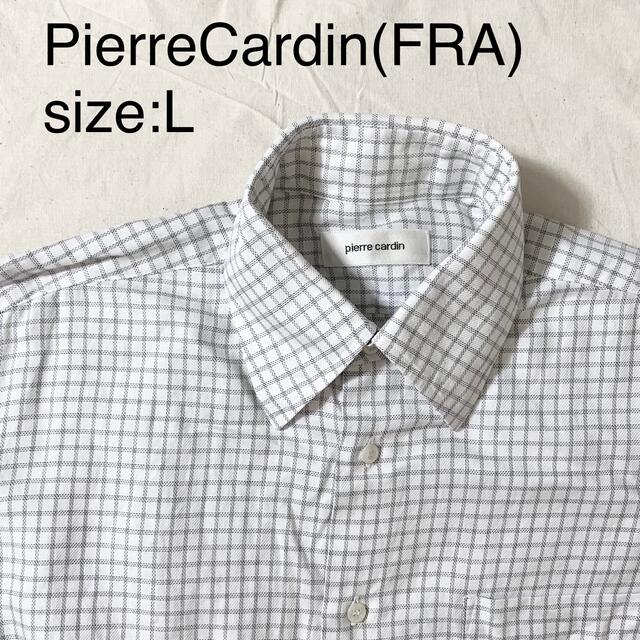メンズPierreCardin(FRA)ビンテージコットンチェックシャツ