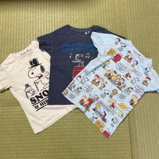 ユニクロ(UNIQLO)のスヌーピー　Tシャツ　3枚セット　(Tシャツ/カットソー)