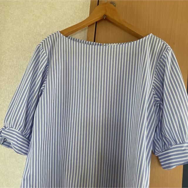 PLST(プラステ)の【ぷくこ様専用】お値下げ　PLST プラステ　ストライプ　シャツ　　【美品】✨ レディースのトップス(シャツ/ブラウス(長袖/七分))の商品写真