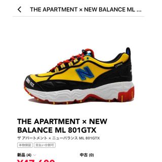 ニューバランス(New Balance)のTHE APARTMENT NEW BALANCE ML 801GTX(スニーカー)