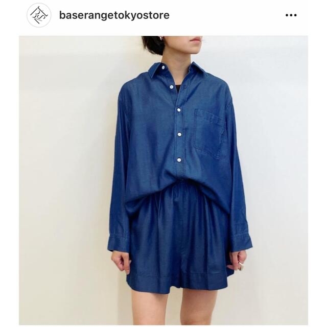 EDIT.FOR LULU(エディットフォールル)の☆新品・未使用☆ BASERANGE  ショートパンツ　デニム レディースのパンツ(ショートパンツ)の商品写真