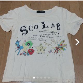 スカラー(ScoLar)の【お値下げ！】scolar スカラー 半袖 Tシャツ 可愛い(Tシャツ(半袖/袖なし))