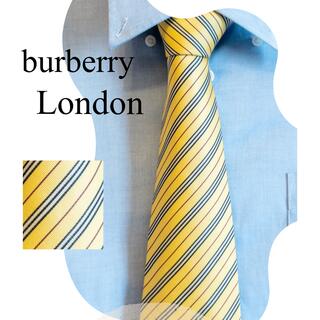 BURBERRY - 【バーバリーロンドン】 ネクタイ ストライプ柄 チェック 