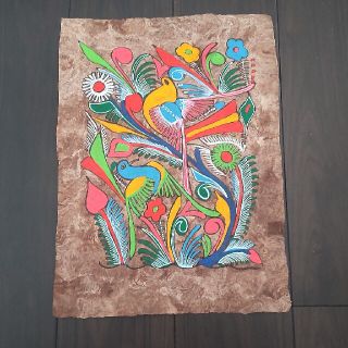 メキシカンアート　アマテ絵(絵画/タペストリー)