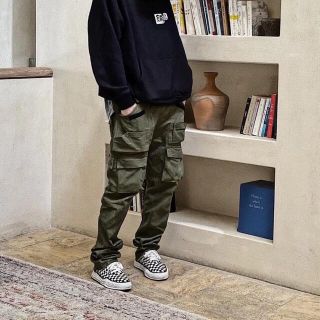 リックオウエンス(Rick Owens)の早い者勝ち！　多機能ポケット付き　カーゴパンツ(ワークパンツ/カーゴパンツ)