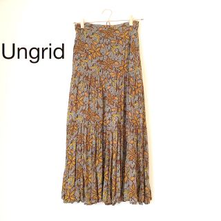 アングリッド(Ungrid)のUngrid柄物スカート♡フリーサイズ(ロングスカート)