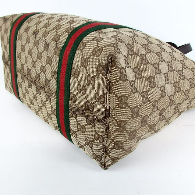 Gucci(グッチ)のmaria様 専用 GUCCI グッチ キャンバス シェリーライン トートバッグ レディースのバッグ(トートバッグ)の商品写真