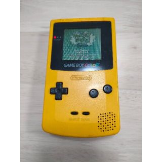 ゲームボーイカラー　イエロー(携帯用ゲーム機本体)