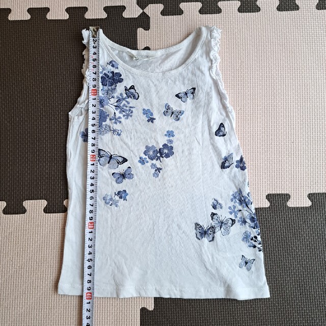 H&M(エイチアンドエム)のH&M タンクトップ☆110サイズ キッズ/ベビー/マタニティのキッズ服女の子用(90cm~)(Tシャツ/カットソー)の商品写真