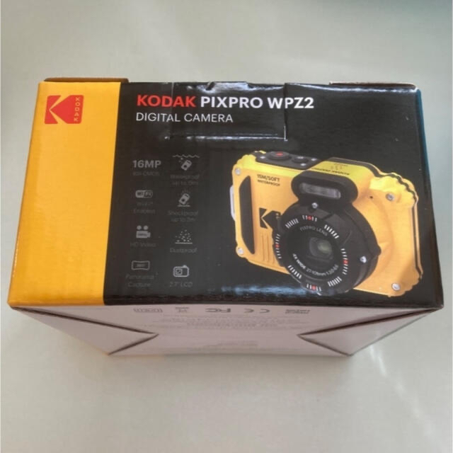 新品未開封KODAK スポーツカメラ 防水＋防塵＋耐衝撃 PIXPRO WPZ2