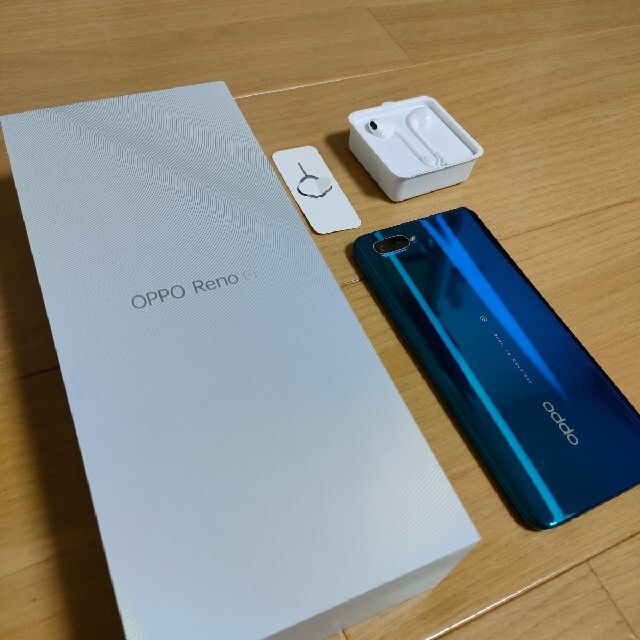 oppo reno a 64GB ブルー　simフリー