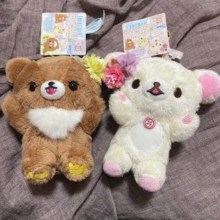 サンエックス(サンエックス)のお値下げ☆コリラックマ☆チャイロイコグマ☆がおがおぶらさげぬいぐるみ(ぬいぐるみ)