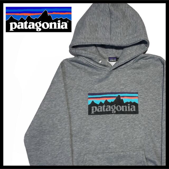 patagonia(パタゴニア)のpatagonia パタゴニア パーカー スウェット グレー プルオーバー メンズのトップス(パーカー)の商品写真