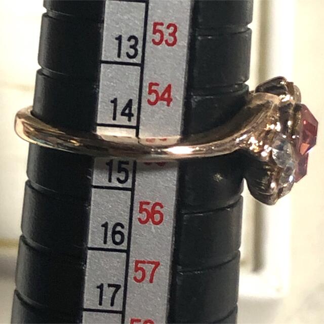 ピンクゴールドリングセット   14.5号 レディースのアクセサリー(リング(指輪))の商品写真