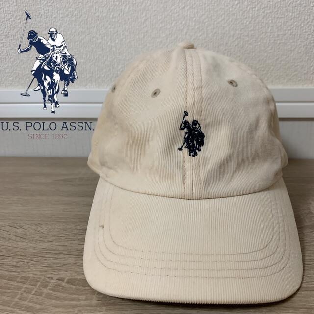 POLO RALPH LAUREN(ポロラルフローレン)の【大特価】U.S. POLO ASSN. キャップ ベージュ　コーデュロイ レディースの帽子(キャップ)の商品写真