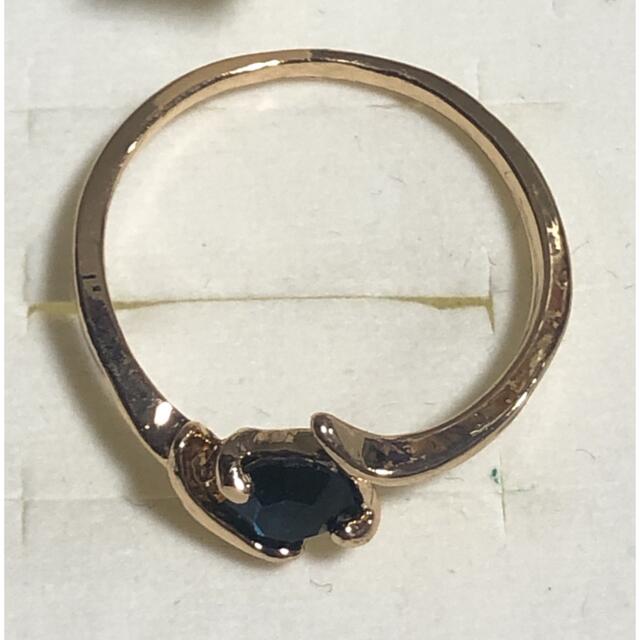 ゴールド色リング   17号 レディースのアクセサリー(リング(指輪))の商品写真