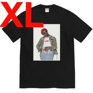 シュプリーム(Supreme)のSupreme Andre 3000 Tee  ブラック XL シュプリーム(Tシャツ/カットソー(半袖/袖なし))