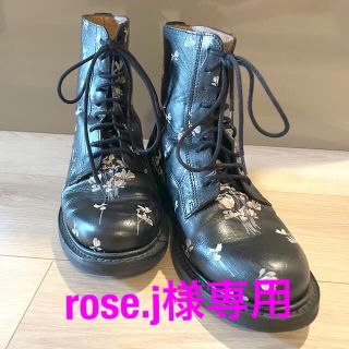 アーデム(Erdem)の【rose.j様専用】アーデム ERDEM x H&M フローラルレザーブーツ(ブーツ)