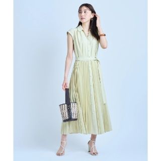 ジャスグリッティー(JUSGLITTY)のJUSGLITTY《有楽町マルイ・阪急うめだ限定》プリーツシャツワンピース(ロングワンピース/マキシワンピース)