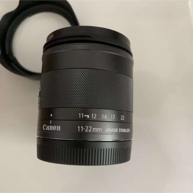 Canon(キヤノン)の【人気の広角レンズ】Canon EF-M 11-22mm スマホ/家電/カメラのカメラ(レンズ(ズーム))の商品写真