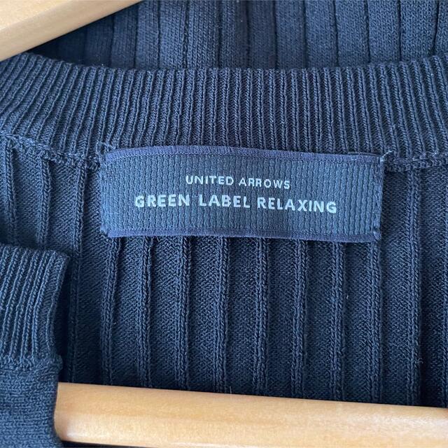 UNITED ARROWS green label relaxing(ユナイテッドアローズグリーンレーベルリラクシング)のgreen label relaxing ノースリーブトップス（ブラック） レディースのトップス(カットソー(半袖/袖なし))の商品写真