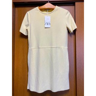 ザラ(ZARA)の新品　ZARAフェイクスウェードワンピース(ひざ丈ワンピース)