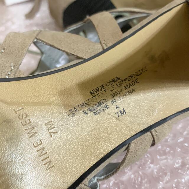 NINE WEST(ナインウエスト)のNINE WEST ナインウエスト　スエード  サンダル　24㎝ レディースの靴/シューズ(サンダル)の商品写真