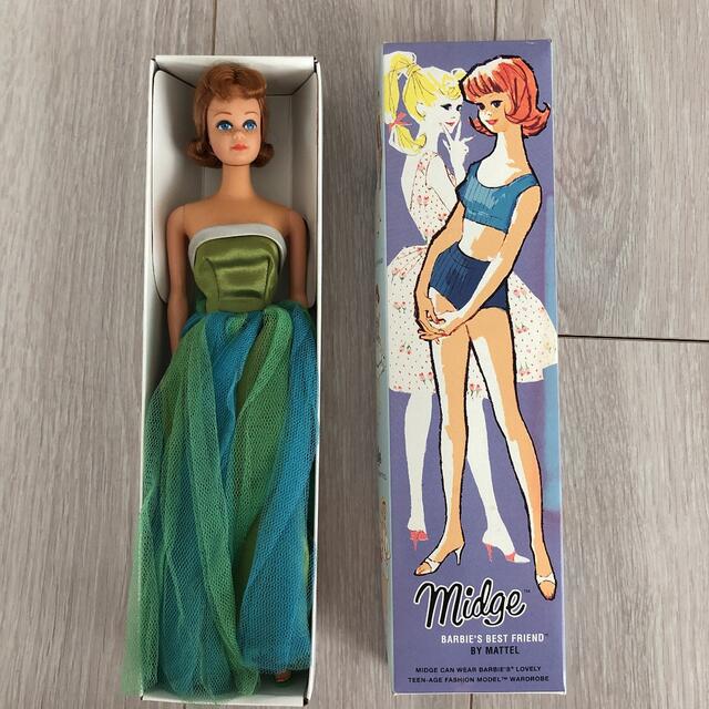 1958年復刻バービー　ミッジ　ヴィンテージ  ドレス　midge Barbie