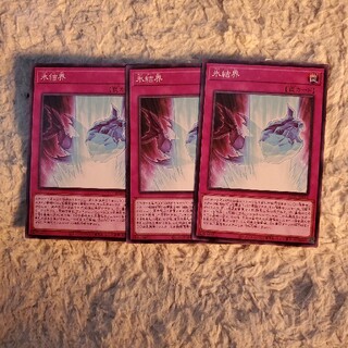 遊戯王　氷結界　ノーマル　３枚(シングルカード)