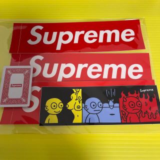 シュプリーム(Supreme)の【ゆりたま様専用】supreme ステッカーセット、トランプ小1枚(ステッカー（シール）)