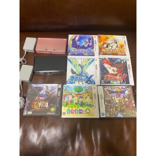 ニンテンドー3DS(ニンテンドー3DS)のニンテンドー3DS 本体1台 ソフト3本　まとめ売り(携帯用ゲーム機本体)