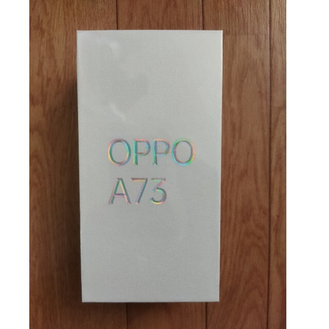 OPPO   A73   新品　ネイビーブルースマホ/家電/カメラ