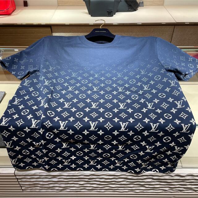 Louis Vuitton 1AA51N Lvse Monogram Gradient T-Shirt, Blue, S