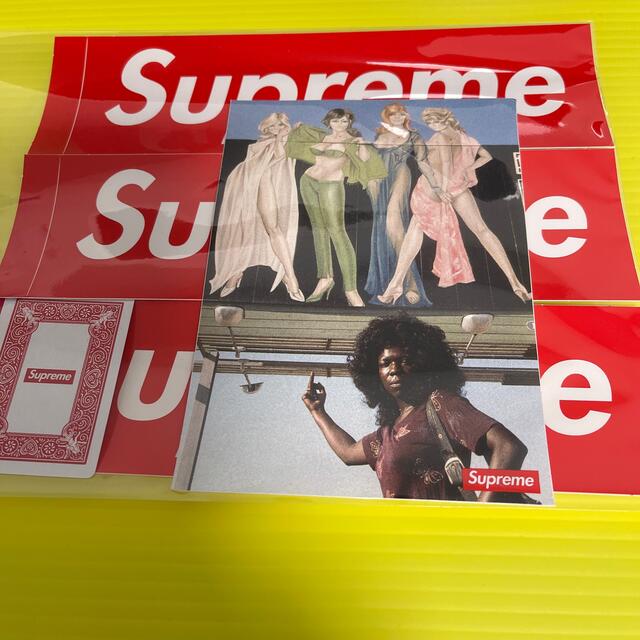 supreme トランプ　ステッカー　セット