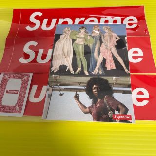 Supreme - supremeステッカーセット、トランプ小1枚