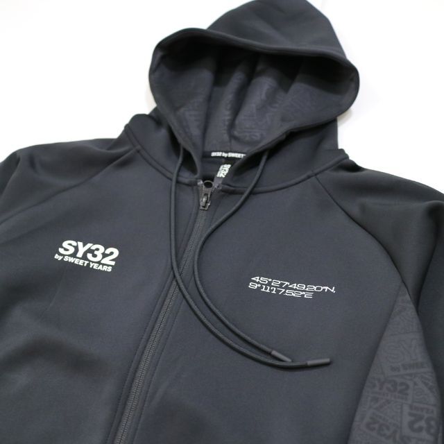 新品☆SY32 ジップパーカー double knit zip hoodie