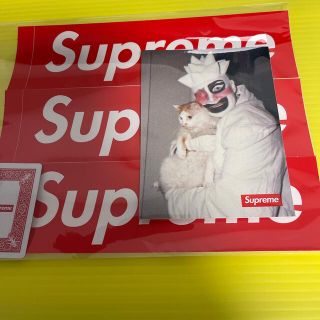 シュプリーム(Supreme)のsupremeステッカーセット、トランプ小1枚(ステッカー（シール）)