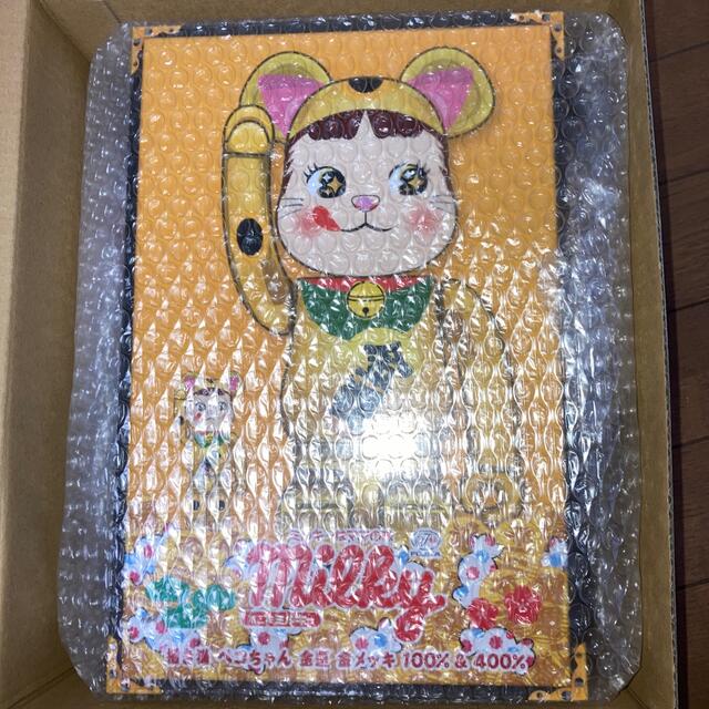 BE＠RBRICK 招き猫 ペコちゃん 金運 金メッキ 100% & 400% ChDigh5MGF - cpathailand.co.th