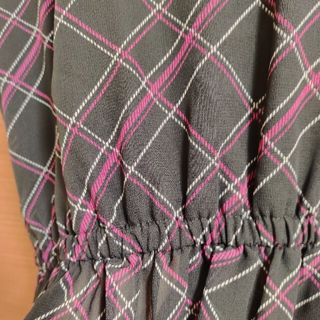 ニッセン(ニッセン)のチェックシャツ レディースのトップス(シャツ/ブラウス(半袖/袖なし))の商品写真
