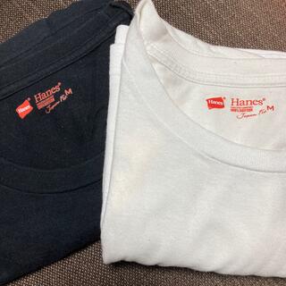 ヘインズ(Hanes)のHanes Tシャツ 2枚組 綿100%  M (Tシャツ/カットソー(半袖/袖なし))