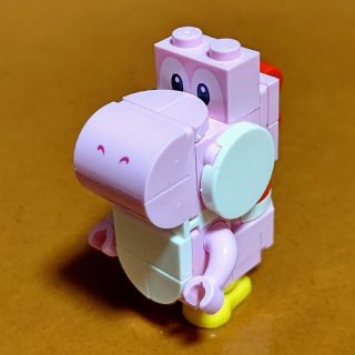 レゴ(Lego)のレゴ★スーパーマリオ ピンクヨッシー ミニフィグ 未使用 超人気 激レア(キャラクターグッズ)