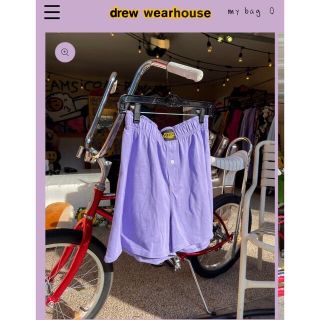 drew house drew house boxers lavender xs(ショートパンツ)