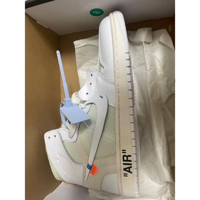 NIKE(ナイキ)のOff-White × Nike Air Jordan 1 Retroホワイト メンズの靴/シューズ(スニーカー)の商品写真